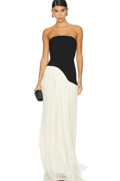Online Alice Strapless Gown Dresses