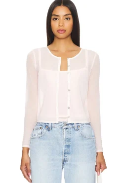 Online Angelica Sheer Cardigan Tops