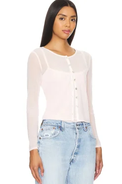 Online Angelica Sheer Cardigan Tops