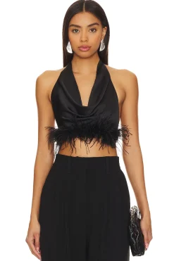 Fashion Ariane Draped Top Tops