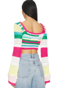 Hot Aven Long Sleeve Crop Top Tops