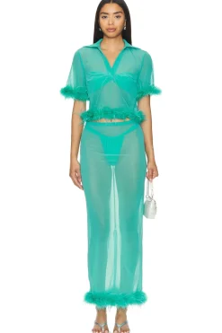 Online Aziza Sheer Skirt Skirts