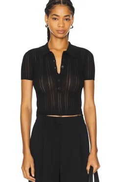 New Belle Polo Top Tops