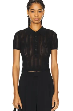 Hot Belle Polo Top Sweaters & Knits