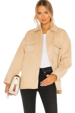Discount Belted Utility Fleece Jacket Jackets & Coats