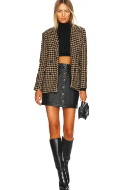 New Bianca Mini Skirt Leather