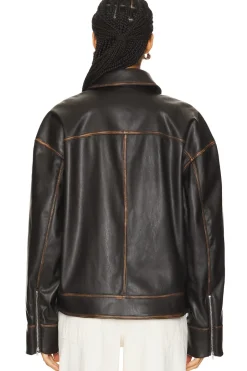 Sale Brinley Faux Leather Jacket Jackets & Coats