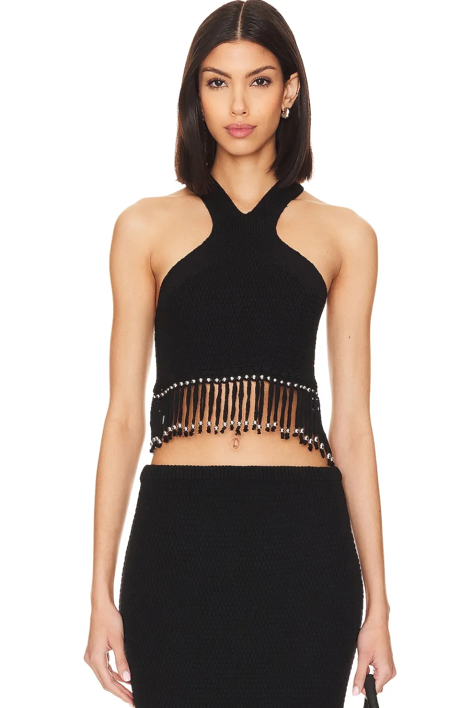 Discount Bryony Fringe Top Tops
