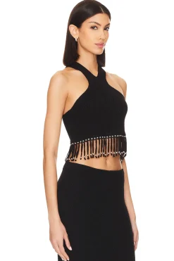Discount Bryony Fringe Top Tops