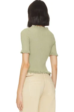 Sale Carissa Ruffle Sweater Tops