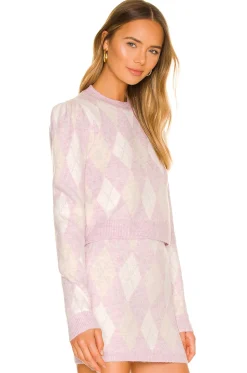 New Casey Lurex Argyle Sweater Sweaters & Knits