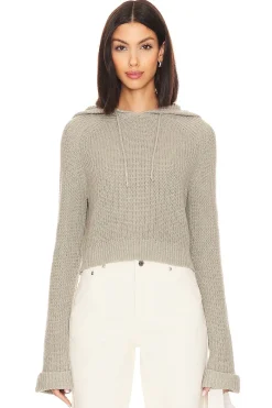 Outlet Crystal Knit Hoodie Sweaters & Knits