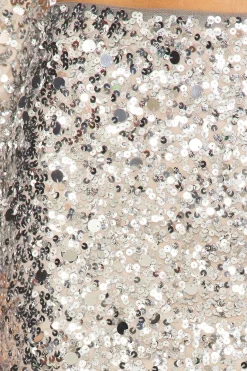 New Crystal Sequin Mini Skirt Skirts