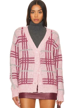 Clearance Damia Plaid Cardigan Sweaters & Knits