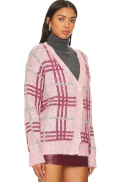 Clearance Damia Plaid Cardigan Sweaters & Knits