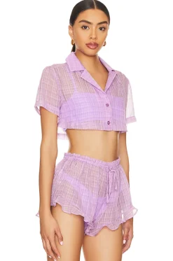 Online Daydreamer Crop Top Swimsuits & Cover-ups