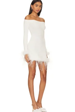 Online Ellerie Feather Knit Mini Dress Sweaters & Knits