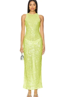 Hot Erin Sequin Maxi Dress Swimsuits & Cover-ups