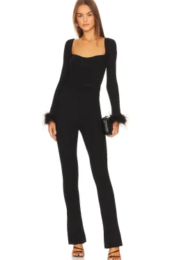 Best Evana Feather Jumpsuit Jumpsuits