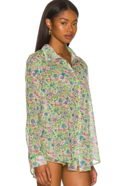 Fashion Groovy Delight Shirt Swimsuits & Cover-ups