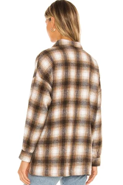 Hot Harlow Flannel Shacket Tops