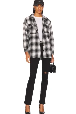 Clearance Harlow Flannel Shacket Tops
