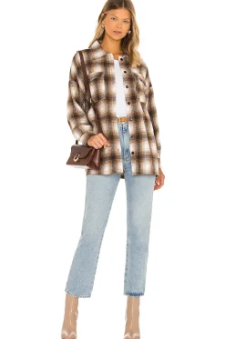 Outlet Harlow Flannel Shacket Jackets & Coats