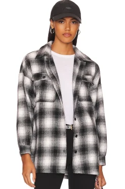 Clearance Harlow Flannel Shacket Jackets & Coats