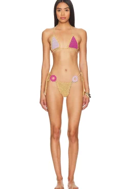 Fashion Jinny Crochet Bikini Bottom Swimsuits & Cover-ups