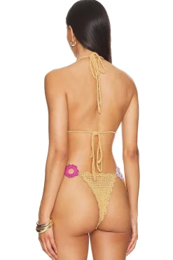 Discount Jinny Crochet Bikini Top Swimsuits & Cover-ups