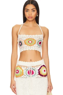 Outlet Kestrel Crochet Top Tops