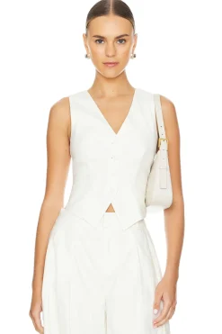 Outlet Leah Vest Tops