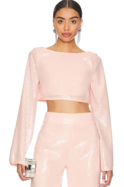 Discount Leighton Sequin Top Tops