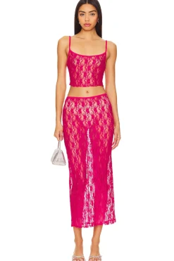Outlet Lia Sheer Tank Top Tops