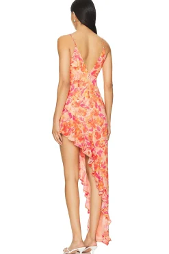 Clearance Lilo Asymmetrical Maxi Dress Dresses