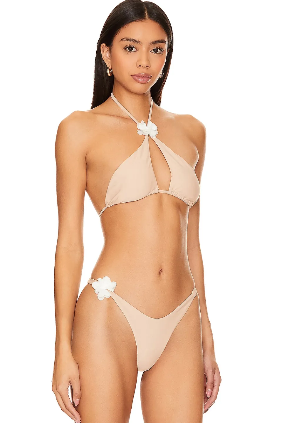 Discount Margaret Cross Front Halter Top Swimsuits & Cover-ups