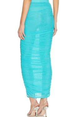 Hot Marine Maxi Skirt Skirts