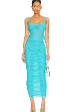 Hot Marine Maxi Skirt Skirts