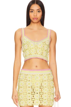 Discount Meadow Crochet Top Sweaters & Knits