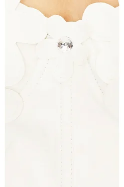 Best Nova Faux Leather Bustier Tops