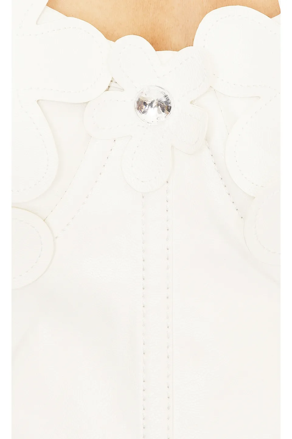 Best Nova Faux Leather Bustier Tops