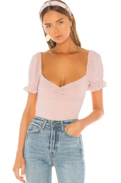 Hot Olive Bodysuit Tops