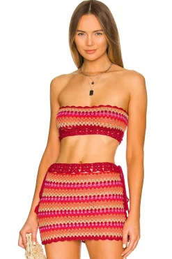 Discount Over The Rainbow Crop Tops