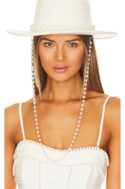 Hot Pearl Embellished Hat Accessories