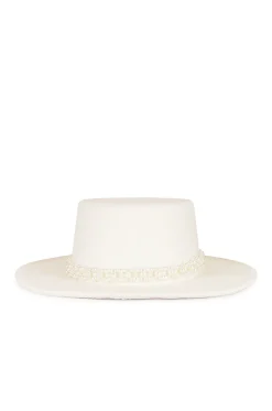Hot Pearl Embellished Hat Accessories