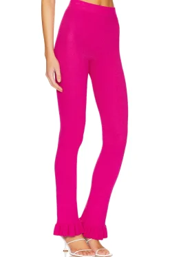 Hot Razi Ruffle Knit Pant Pants