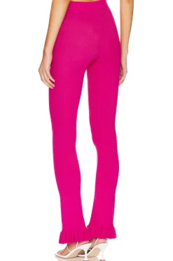 Hot Razi Ruffle Knit Pant Pants