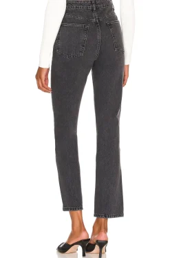 Outlet Reece High Rise Slim Straight Denim
