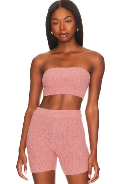 Hot Reign Cropped Tube Top Tops