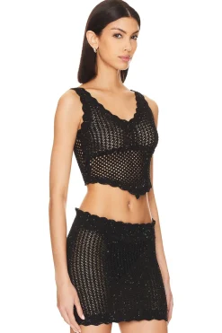 Fashion Renata Knit Shimmer Top Swimsuits & Cover-ups